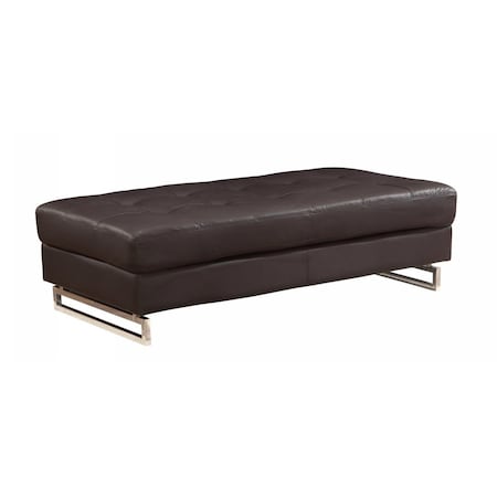 Homeroots Brown Ottoman - 63 x 32 x 19 in. 366203